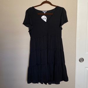 Black Naked Zebra Dress